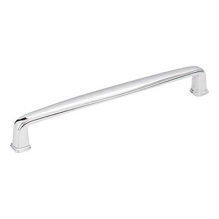 Jeffrey Alexander [1092-160PC] Die Cast Zinc Cabinet Pull Handle - Milan 1 Series - Oversized - Polished Chrome Finish - 160mm C/C - 6 3/16" L