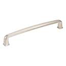 Jeffrey Alexander [1092-160SN] Die Cast Zinc Cabinet Pull Handle - Milan 1 Series - Oversized - Satin Nickel Finish - 160mm C/C - 6 3/16" L