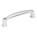 Jeffrey Alexander [1092PC] Die Cast Zinc Cabinet Pull Handle - Milan 1 Series - Standard Size - Polished Chrome Finish - 96mm C/C - 4 1/4&quot; L