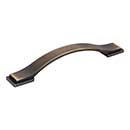 Jeffrey Alexander [80152-128ABSB] Die Cast Zinc Cabinet Pull Handle - Mirada Series - Oversized - Antique Brushed Satin Brass Finish - 128mm C/C - 6 13/16&quot; L