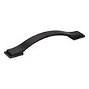 Jeffrey Alexander [80152-128MB] Die Cast Zinc Cabinet Pull Handle - Mirada Series - Oversized - Matte Black Finish - 128mm C/C - 6 13/16&quot; L