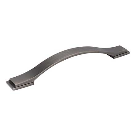 Jeffrey Alexander [80152-160BNBDL] Die Cast Zinc Cabinet Pull Handle - Mirada Series - Oversized - Brushed Pewter Finish - 160mm C/C - 8 1/16&quot; L