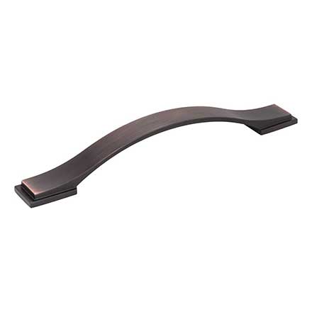 Jeffrey Alexander [80152-160DBAC] Die Cast Zinc Cabinet Pull Handle - Mirada Series - Oversized - Brushed Oil Rubbed Bronze Finish - 160mm C/C - 8 1/16&quot; L