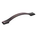 Jeffrey Alexander [80152-160DBAC] Die Cast Zinc Cabinet Pull Handle - Mirada Series - Oversized - Brushed Oil Rubbed Bronze Finish - 160mm C/C - 8 1/16&quot; L