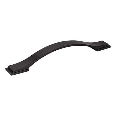 Jeffrey Alexander [80152-160MB] Die Cast Zinc Cabinet Pull Handle - Mirada Series - Oversized - Matte Black Finish - 160mm C/C - 8 1/16&quot; L