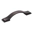 Jeffrey Alexander [80152-96DBAC] Die Cast Zinc Cabinet Pull Handle - Mirada Series - Standard Size - Brushed Oil Rubbed Bronze Finish - 96mm C/C - 5 9/16&quot; L