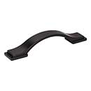 Jeffrey Alexander [80152-96MB] Die Cast Zinc Cabinet Pull Handle - Mirada Series - Standard Size - Matte Black Finish - 96mm C/C - 5 9/16&quot; L