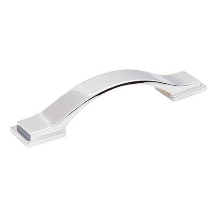Jeffrey Alexander [80152-96PC] Die Cast Zinc Cabinet Pull Handle - Mirada Series - Standard Size - Polished Chrome Finish - 96mm C/C - 5 9/16&quot; L