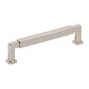 Jeffrey Alexander [229-128NI] Die Cast Zinc Cabinet Pull Handle - Nash Series - Oversized - Polished Nickel Finish - 128mm C/C - 5 9/16" L