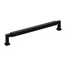 Jeffrey Alexander [229-192MB] Die Cast Zinc Cabinet Pull Handle - Nash Series - Oversized - Matte Black Finish - 192mm C/C - 8 1/8" L