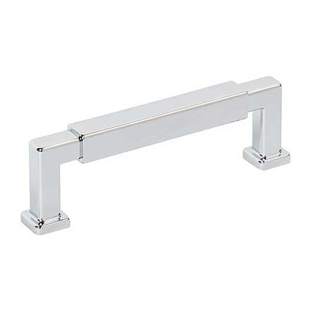 Jeffrey Alexander [229-96PC] Die Cast Zinc Cabinet Pull Handle - Nash Series - Standard Size - Polished Chrome Finish - 96mm C/C - 4 5/16" L