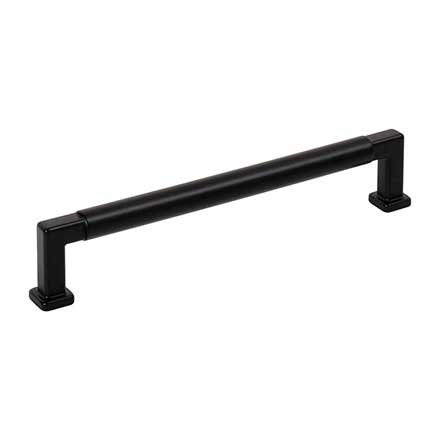 Jeffrey Alexander [929-160MB] Die Cast Zinc Cabinet Pull Handle - Ogden Series - Oversized - Matte Black Finish - 160mm C/C - 6 7/8" L