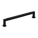 Jeffrey Alexander [929-160MB] Die Cast Zinc Cabinet Pull Handle - Ogden Series - Oversized - Matte Black Finish - 160mm C/C - 6 7/8" L