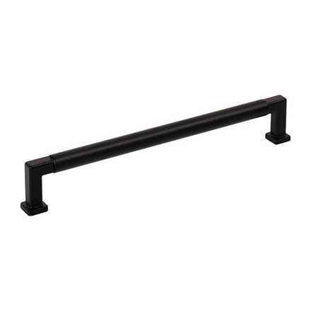Jeffrey Alexander [929-192MB] Die Cast Zinc Cabinet Pull Handle - Ogden Series - Oversized - Matte Black Finish - 192mm C/C - 8 1/8" L
