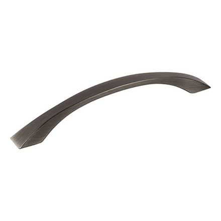 Jeffrey Alexander [767-160BNBDL] Die Cast Zinc Cabinet Pull Handle - Standard Sized - Philip Series - Brushed Pewter Finish - 160mm C/C - 7 9/16" L