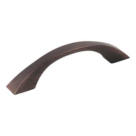 Jeffrey Alexander [767-96DBAC] Die Cast Zinc Cabinet Pull Handle - Standard Sized - Philip Series - Brushed Oil Rubbed Bronze Finish - 96mm C/C - 5" L