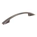 Jeffrey Alexander [847-96BNBDL] Die Cast Zinc Cabinet Pull Handle - Regan Series - Standard Size - Brushed Pewter Finish - 96mm C/C - 5 9/16&quot; L