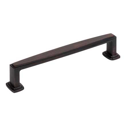 Jeffrey Alexander [171-128DBAC] Die Cast Zinc Cabinet Pull Handle - Oversized - Richard Series - Brushed Oil Rubbed Bronze Finish - 128mm C/C - 5 5/8" L