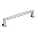 Jeffrey Alexander [171-128PC] Die Cast Zinc Cabinet Pull Handle - Oversized - Richard Series - Polished Chrome Finish - 128mm C/C - 5 5/8&quot; L