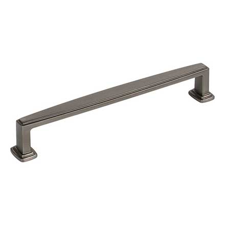 Jeffrey Alexander [171-160BNBDL] Die Cast Zinc Cabinet Pull Handle - Oversized - Richard Series - Brushed Pewter Finish - 160mm C/C - 6 7/8&quot; L
