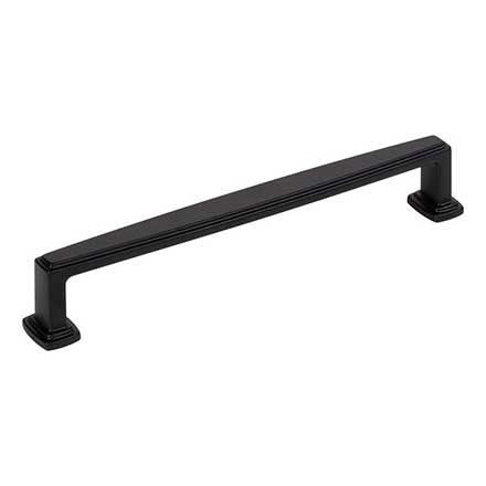 Jeffrey Alexander [171-160MB] Die Cast Zinc Cabinet Pull Handle - Oversized - Richard Series - Matte Black Finish - 160mm C/C - 6 7/8&quot; L