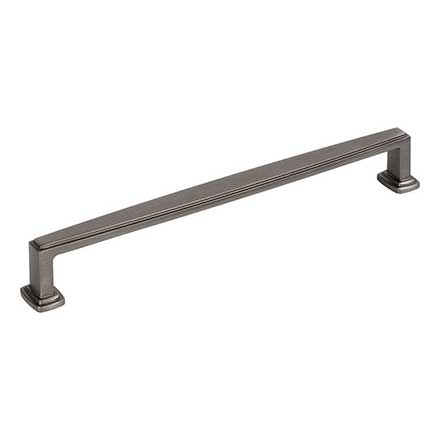 Jeffrey Alexander [171-192BNBDL] Die Cast Zinc Cabinet Pull Handle - Oversized - Richard Series - Brushed Pewter Finish - 192mm C/C - 8 1/8&quot; L