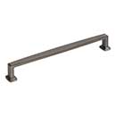 Jeffrey Alexander [171-192BNBDL] Die Cast Zinc Cabinet Pull Handle - Oversized - Richard Series - Brushed Pewter Finish - 192mm C/C - 8 1/8&quot; L