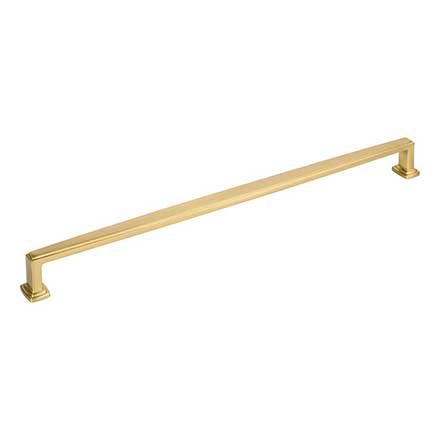 Jeffrey Alexander [171-305BG] Die Cast Zinc Cabinet Pull Handle - Oversized - Richard Series - Brushed Gold Finish - 305mm C/C - 12 5/8" L