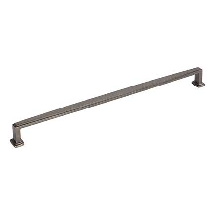 Jeffrey Alexander [171-305BNBDL] Die Cast Zinc Cabinet Pull Handle - Oversized - Richard Series - Brushed Pewter Finish - 305mm C/C - 12 5/8&quot; L