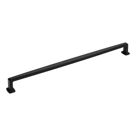 Jeffrey Alexander [171-305MB] Die Cast Zinc Cabinet Pull Handle - Oversized - Richard Series - Matte Black Finish - 305mm C/C - 12 5/8&quot; L