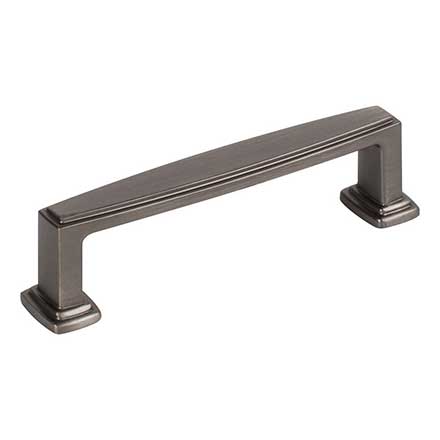 Jeffrey Alexander [171-96BNBDL] Die Cast Zinc Cabinet Pull Handle - Standard Size - Richard Series - Brushed Pewter Finish - 96mm C/C - 4 3/8&quot; L