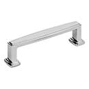 Jeffrey Alexander [171-96PC] Die Cast Zinc Cabinet Pull Handle - Standard Size - Richard Series - Polished Chrome Finish - 96mm C/C - 4 3/8&quot; L