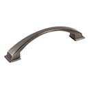 Jeffrey Alexander [944-128BNBDL] Die Cast Zinc Cabinet Pull Handle - Oversized - Roman Series - Brushed Pewter Finish - 128mm C/C - 6 1/4&quot; L