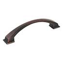 Jeffrey Alexander [944-128DBAC] Die Cast Zinc Cabinet Pull Handle - Oversized - Roman Series - Brushed Oil Rubbed Bronze Finish - 128mm C/C - 6 1/4&quot; L