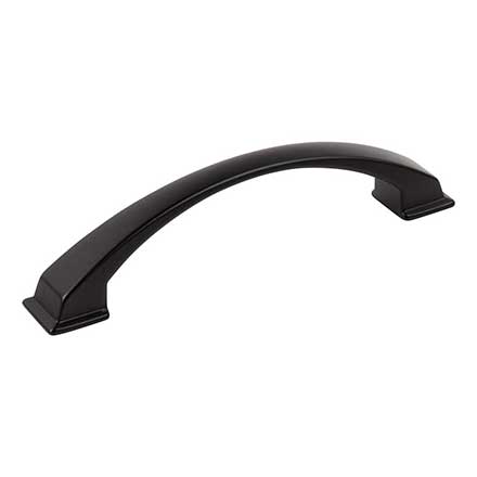 Jeffrey Alexander [944-128MB] Die Cast Zinc Cabinet Pull Handle - Oversized - Roman Series - Matte Black Finish - 128mm C/C - 6 1/4&quot; L
