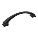 Jeffrey Alexander [944-128MB] Die Cast Zinc Cabinet Pull Handle - Oversized - Roman Series - Matte Black Finish - 128mm C/C - 6 1/4&quot; L