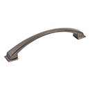 Jeffrey Alexander [944-160BNBDL] Die Cast Zinc Cabinet Pull Handle - Oversized - Roman Series - Brushed Pewter Finish - 160mm C/C - 7 1/2&quot; L