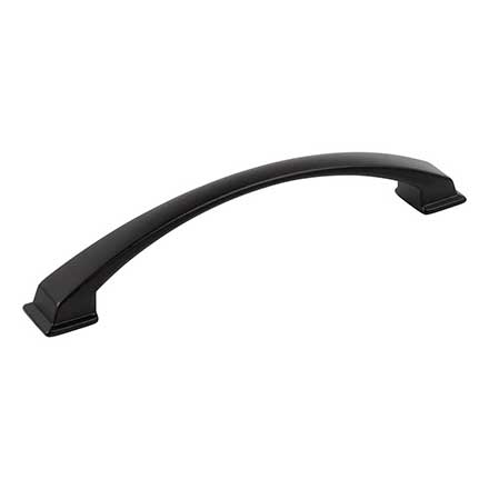 Jeffrey Alexander [944-160MB] Die Cast Zinc Cabinet Pull Handle - Oversized - Roman Series - Matte Black Finish - 160mm C/C - 7 1/2&quot; L