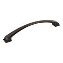 Jeffrey Alexander [944-192DBAC] Die Cast Zinc Cabinet Pull Handle - Oversized - Roman Series - Brushed Oil Rubbed Bronze Finish - 192mm C/C - 8 3/4&quot; L