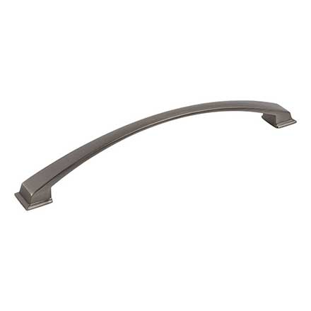 Jeffrey Alexander [944-224BNBDL] Die Cast Zinc Cabinet Pull Handle - Oversized - Roman Series - Brushed Pewter Finish - 224mm C/C - 10&quot; L