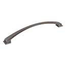 Jeffrey Alexander [944-224BNBDL] Die Cast Zinc Cabinet Pull Handle - Oversized - Roman Series - Brushed Pewter Finish - 224mm C/C - 10&quot; L