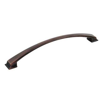 Jeffrey Alexander [944-224DBAC] Die Cast Zinc Cabinet Pull Handle - Oversized - Roman Series - Brushed Oil Rubbed Bronze Finish - 224mm C/C - 10&quot; L