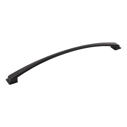 Jeffrey Alexander [944-305MB] Die Cast Zinc Cabinet Pull Handle - Oversized - Roman Series - Matte Black Finish - 305mm C/C - 13 3/16" L