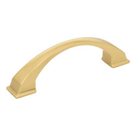 Jeffrey Alexander [944-96BG] Die Cast Zinc Cabinet Pull Handle - Standard Sized - Roman Series - Brushed Gold Finish - 96mm C/C - 4 15/16&quot; L