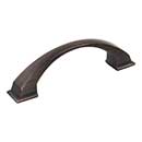 Jeffrey Alexander [944-96DBAC] Die Cast Zinc Cabinet Pull Handle - Standard Sized - Roman Series - Brushed Oil Rubbed Bronze Finish - 96mm C/C - 4 15/16&quot; L