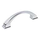Jeffrey Alexander [944-96PC] Die Cast Zinc Cabinet Pull Handle - Standard Sized - Roman Series - Polished Chrome Finish - 96mm C/C - 4 15/16&quot; L