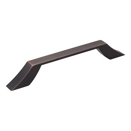 Jeffrey Alexander [798-128DBAC] Die Cast Zinc Cabinet Pull Handle - Royce Series - Oversized - Brushed Oil Rubbed Bronze Finish - 128mm C/C - 6 3/4" L
