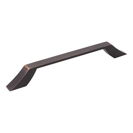 Jeffrey Alexander [798-160DBAC] Die Cast Zinc Cabinet Pull Handle - Royce Series - Oversized - Brushed Oil Rubbed Bronze Finish - 160mm C/C - 8 1/16" L