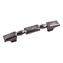 Jeffrey Alexander [457-96BN] Die Cast Zinc Cabinet Pull Handle - Solana Series - Standard Size - Black Nickel Finish - 96mm C/C - 6" L