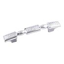 Jeffrey Alexander [457-96PC] Die Cast Zinc Cabinet Pull Handle - Solana Series - Standard Size - Polished Chrome